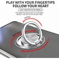 thumbnail image 6 of Compatible with Google Pixel 7 Pro Clear Case 360° Rotatable Ring Kickstand Holder Slim Thin Soft TPU Fashion Protection Shockproof Cover for Google Pixel 7 Pro 2022 Sliver, 6 of 16