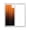 Orange, variant on Dark Red Black Ombre Window Privacy Film, Modern Abstract Art Striped Gradient Static Cling UV Sun Blocking Tint Film Heat Control Windows Films for Bedroom Bathroom, Window Stickers 35.4"x78.7"