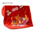 thumbnail image 5 of Throw Blanket Baby Soft Warm Nap Blanket Cartoon Coral velvet Thin Blanket for Bed Couch Chair Baby Crib Living Room, 5 of 5