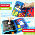 thumbnail image 4 of Flynow Busy Board Montessori Toy Noah's Ark Busy Book for Toddler 1-3, Sensory Early Learning Educational Travel Toy for Baby Age 2, Birthday Christmas Baptism Gift for Kids Boy Girl 4 Year Old, 4 of 7