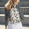 thumbnail image 5 of Disketp French Bulldog3 Mochila de Lona Estampada, Mochila Escolar de Viaje Ligera para Estudiantes y Portátil-Small, 5 of 5