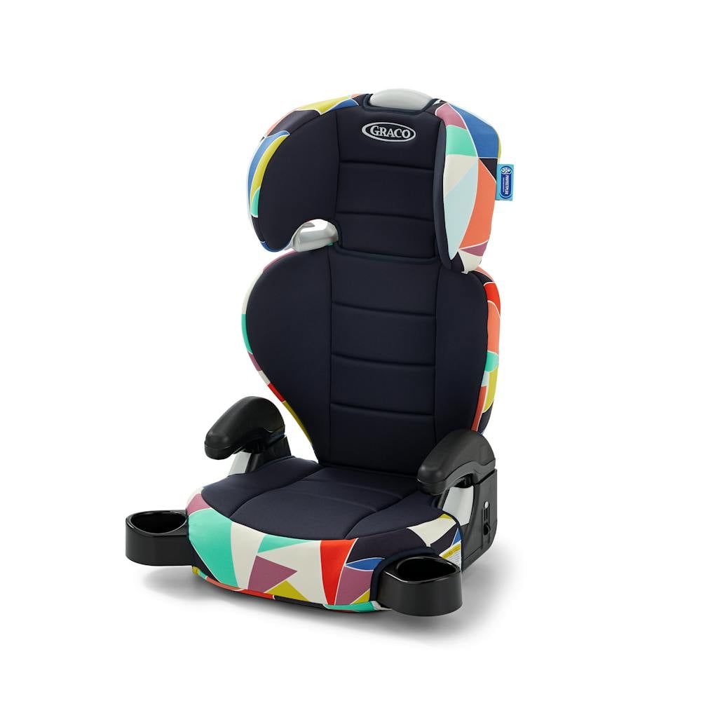 (3 pack) Graco TurboBooster 2.0 Highback Booster Seat, Geo Pop, Grey