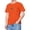Orange, variant on 4t Boys Shirts Round Neck Cartoon Print Back To School T Shirt Loose Beach Shirt Preppy Toddler Boy Clothes, 2-3 Years, Yellow