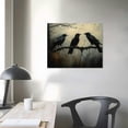thumbnail image 4 of BCIIG Crow Canvas Wall Art Dark Academia Paintings Vintage Crow Painting  Crow Painting Dark Crow  Dark Prints Dark Crow r Dark Cottagecore Wall Art for Room  16x12in, 4 of 6