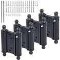 thumbnail image 1 of 4 Pack 3" Double Action Spring Hinges, Self Closing Door Hinges for Saloon Cafe Pub Swinging Doors, Including Pins and Screws, 1 of 7