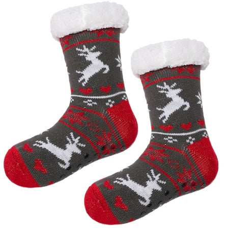

Slipper Socks Fuzzy Thick - Festive Fluffy Warm Socks Soft Socks for Christmas