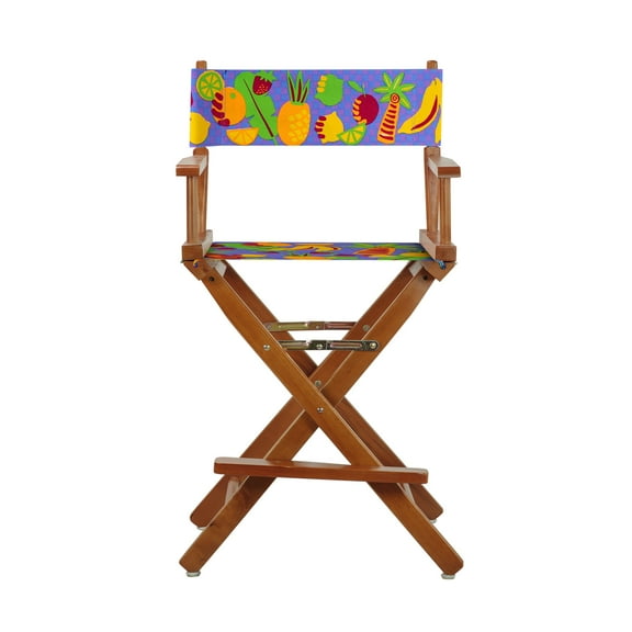 24" Director's Chair Honey Oak Frame-Calypso Fruit