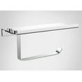 thumbnail image 5 of 304 Bright Stainless Steel Toilet Paper Holder With Mobile Phone Storage Shelf, 5 of 6