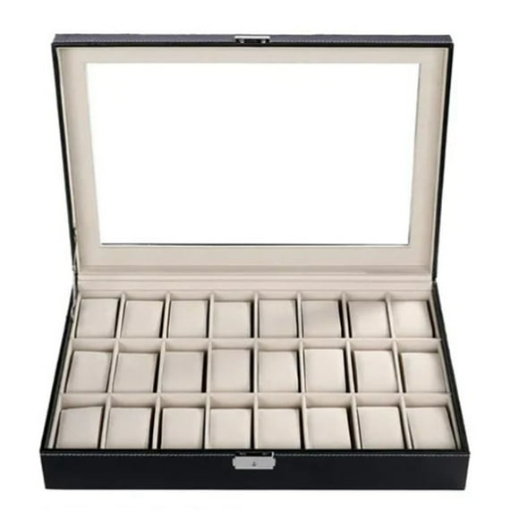 Watch Display Case,Watch Storage Case PU Watch Case Watch Storage Case Reliable and Durable