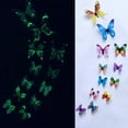 thumbnail image 5 of 12Pcs Glow-in-the-Dark 3D Butterfly Wall Decals | Luminous Realistic Stickers for Kids Bedroom, Party & Nighttime Home Decor, 5 of 7