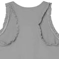 thumbnail image 4 of Hngshg Camisoles Grande Taille pour Femmes à Volants Sans Manches Amples Décontractées Col Rond T-Shirts Classiques Été Vacances Sortie Tee, 4 of 9