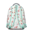 thumbnail image 3 of Stylish Flamingo Backpack Purse - Convertible Bookbag for College Students, Waterproof School Bag with Multiple Compartments, Fashion Forward Campus Accessory, 3 of 6