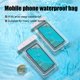 thumbnail image 4 of Xihbxyly Bolsa Impermeable para Teléfono, Certificación Ipx8, Pvc Transparente, Táctil, Fotografía Hd, Ideal para Natación, Rafting, Aguas Termales y Aventuras En La Playa. Azul, Amarillo y Blanco. T, 4 of 6