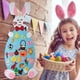 thumbnail image 3 of 1 juego de conejito de fieltro para manualidades, decoración colgante de conejo de Pascua, 3 of 5