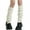 White, variant on Cute Leg Warmers Knit Flared Leg Sleeves Goth Baggy Cuffs Ankle Heap Socks