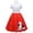 Red, variant on JFOPQVSM Kids Poodle Skirt for Girls 1950s Dress Costume for Dance Cosplay Career Day