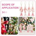 thumbnail image 3 of PAMINGONO Nutcracker Set Pink Wooden 4Pcs 4.72X1.38X1.38in, 3 of 6