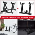 thumbnail image 4 of Spaco 8 Adjustable Resistance Indoor Steel Bicycle Exercise Stand, Portable Foldable Stainless Steel Trainer, Noise Reduction, Progressive Resistance, 4 of 10