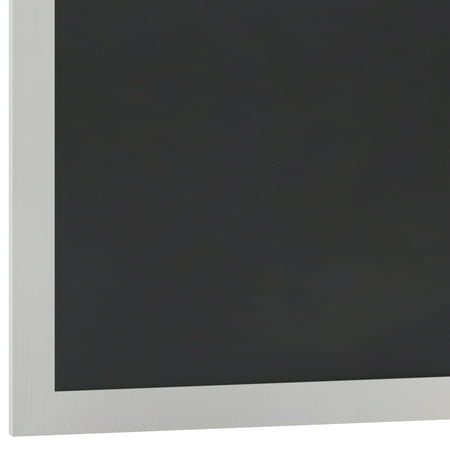 Alamont Home - Canterbury 24"W x 0.75"D x 36"H Magnetic Wall Mounted Chalkboard - Solid White