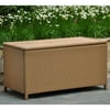 International Caravan Barcelona 42 in. Resin Wicker 80 Gallon Outdoor Storage Trunk