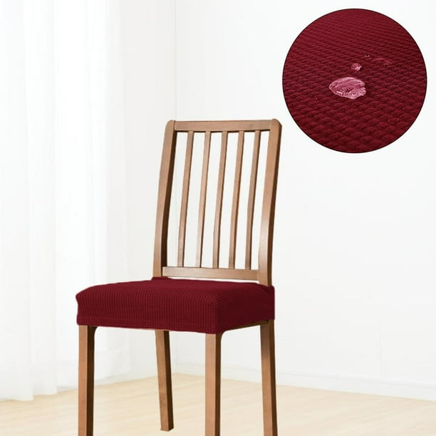 de asiento impermeables sólidas, instalaciones elásticas a prueba de polvo, flexibles, extraíbles, universales, lavables, protectoras pa Vino rojo Yotijar Cubre asientos