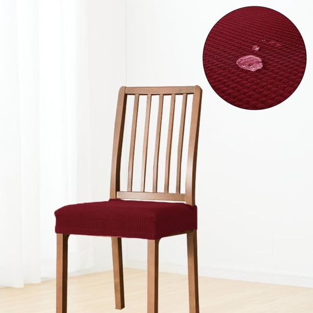de asiento impermeables con sólido, decoración elástica a prueba de polvo, accesorios flexibles, de silla elásticas modernas para Vino rojo shamjiam Cubre asientos
