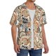 thumbnail image 2 of Fotbe Floral Paisley Camisa Estampada de Manga Corta para Hombre, Casual de Verano, Estilo Playero, Sin Arrugas-Medium, 2 of 5