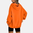thumbnail image 4 of Chandails à Capuchon de Mode pour Femmes 2023 Coupe Ample Mode Automne Chandails en Molleton Hauts Décontractés Manches Longues Citrouille Épice Café Blouse à Capuche Imprimé Chandail 50 % de Rabais Liquidation Costumes Halloween/noël, 4 of 7