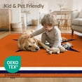 thumbnail image 4 of ODIKA Star Emblem With Vintage Sports Pennant Border Design for Playroom, Bedroom, Reading Nook, Pet Friendly & Kids Safe Play, 4 of 7