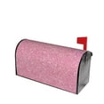 thumbnail image 2 of Bingfone Glitter Pink Magnetic Mailbox Cover Standard Size For Garden Yard Outdoor Decorations-21x18 In, 2 of 7