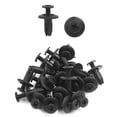 thumbnail image 4 of Unique Bargains 20PCS Black Car Trim Door Panel Retainer Clips Rivet Fastener Fits 6mm Dia Hole, 4 of 4