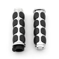thumbnail image 5 of Chrome Handlebar Grips for Harley Softail Sportster Dyna Customs Choppers (GER), 5 of 7