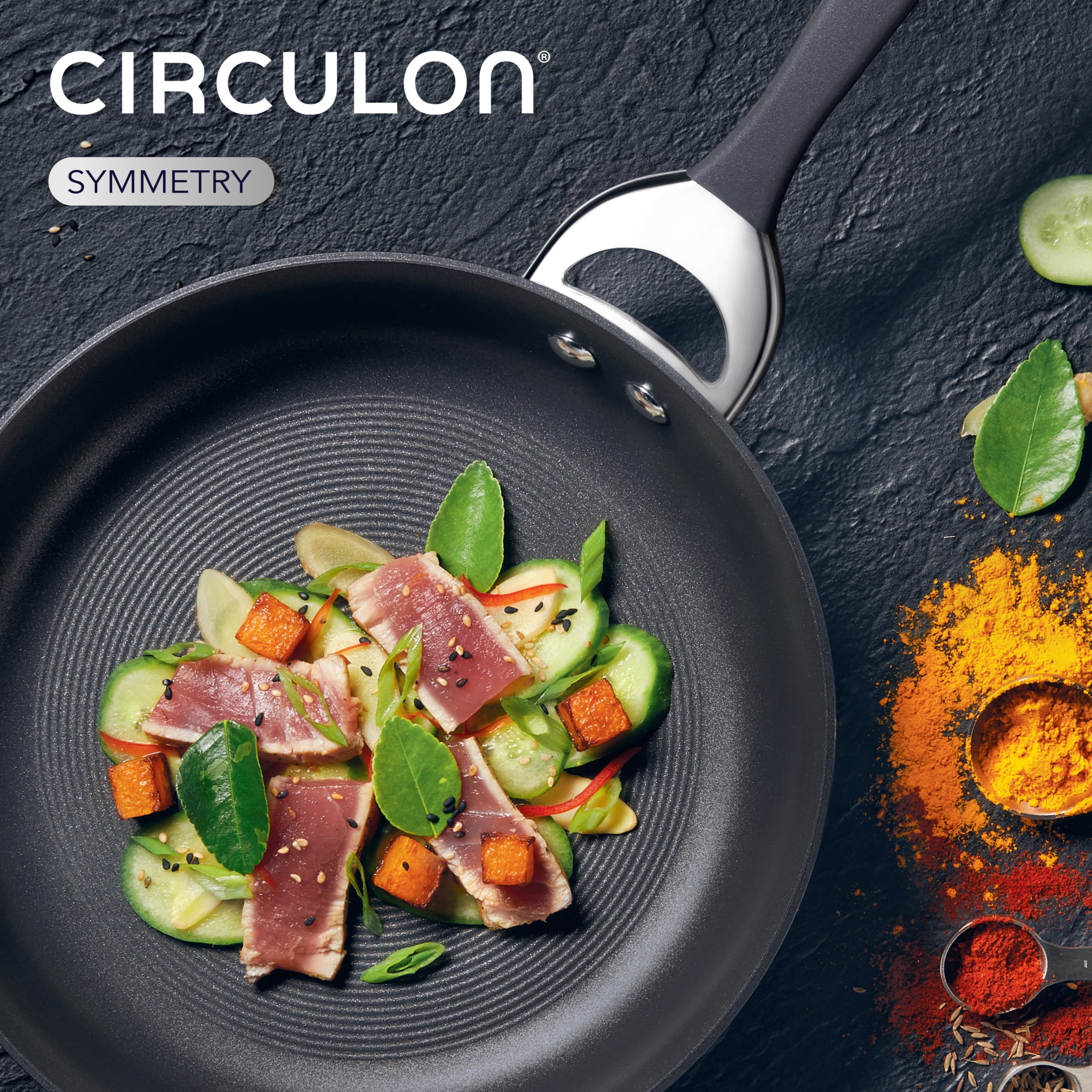 Circulon Innovatum 8.5 and 10 Hard Anodized Nonstick Frying Pans
