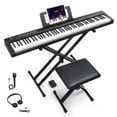 thumbnail image 1 of Piano Digital Ktaxon de 88 Teclas Bluetooth MIDI Doble Alimentación, 1 of 7