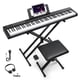 thumbnail image 1 of Piano Digital Ktaxon de 88 Teclas Bluetooth MIDI Doble Alimentación, 1 of 7