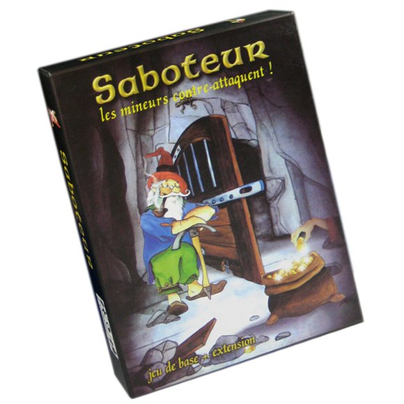 Saboteur 1 2 Board Game Full English Base Accessories with Instruction Dwarf Gold Mine 110 Cards Funny Miner Travel Financing Playing Party Supplies Indoor
