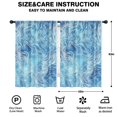 thumbnail image 2 of Blackout Kids Curtains,Blue White Tie Dye Wave Pattern Childrens Insulated Curtains Set Of 2,Bedroom Essentials,Toddler Room Decor 42"x63", 2 of 5