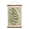 thumbnail image 2 of American Art Decor Leaf Scroll Tapestry with Rope Wall Art, Off-White - 37" H x 23.5" L x 0.5" D, 2 of 9