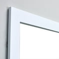thumbnail image 2 of Eviva New York Bathroom Vanity Mirror Full Frame White 30X31 Wall Mount, 2 of 2