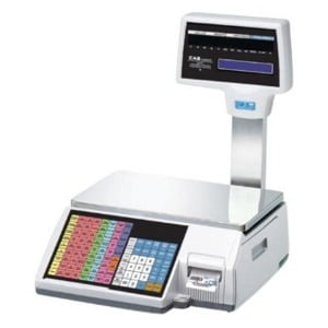 CAS CL-5000R (30lb) Label Printing Scale w/Pole Display **Full year Guarantee**