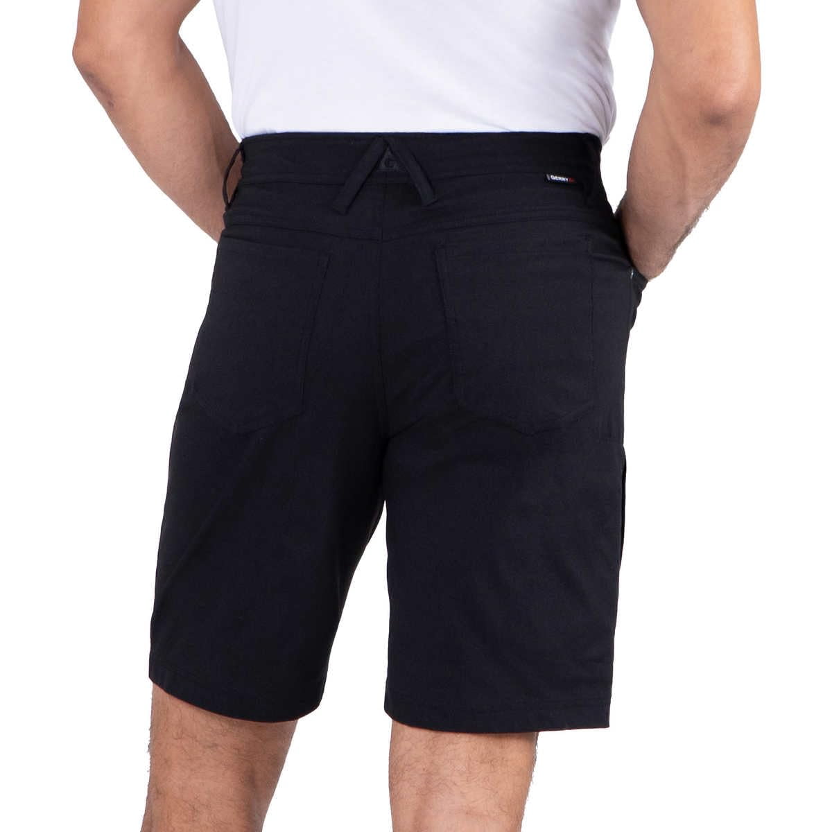 Gerry Men�s Venture Short Adjustable Built-in Belt (US, Numeric, 30, Regular, Regular, Black)