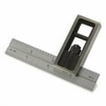 thumbnail image 4 of Pinnacle 4" Double Square, Cast Iron Head, Hardened Steel Blade, 4.1" L x 4" W, Silver, 4 of 4