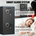 thumbnail image 3 of karbeen 6.5 Cu ft Large Safe Box Fireproof , Digital Home Safe with Keypad and Deposit Slot & Dual Alarm System, Money Safe With Mute Function and LED Light, Security Box for Money Valuables, 3 of 6