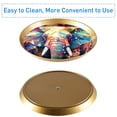 thumbnail image 5 of Elephant Elegant Cupcake Stands with Plastic Discs and Iron Pillars for Dessert Table Display, 32cm Height, 5 of 6