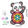thumbnail image 2 of C Panda Pattern Sticky Ball Dart Board For Children Velcro Target Indoor Outdoor Throwing Toy, 2 of 4