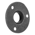thumbnail image 4 of Floor Flange, Threaded Flange, Black Colour Durable 10 Pcs/Set For Industrial Supplies Industrial Hardware, 4 of 8