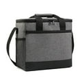 thumbnail image 4 of Bolsa de picnic al aire libre Bolsa térmica grande Fiambrera aislada para hombres y mujeres Gris neutro, 4 of 10