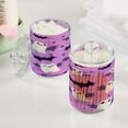 thumbnail image 5 of 2 Pack Adorable Cartoon Ghost Bat Qtip Holder Dispenser Clear Plastic Storage Apothecary Jars for Cotton Swabs Balls Pads Floss, 5 of 7