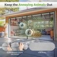 thumbnail image 2 of Garage Door Screen Magnetic Closure, 16x7 Ft Heavy Duty Fiberglass Magnetic Screen Door Mesh with Weighted Bottom for 2 Car Garage Net Screen, Breathable & Hands Free, Anti Annoying Animal Out, 2 of 9
