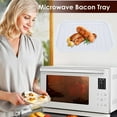 thumbnail image 3 of Microwave Bacon Tray - Bacon Crisping Tray, Microwavable Bacon Grill | Easy To Clean Safe Bacon Pan Heat and Serve Bacon Rack, Oven Bacon Maker Microwave Meat Rack for Bakeries Hotels Meat Rice, 3 of 8